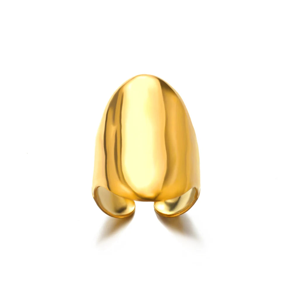 Elegant 316L Stainless Steel Gold Rings - Add any 2 to your basket and get 1 FREE